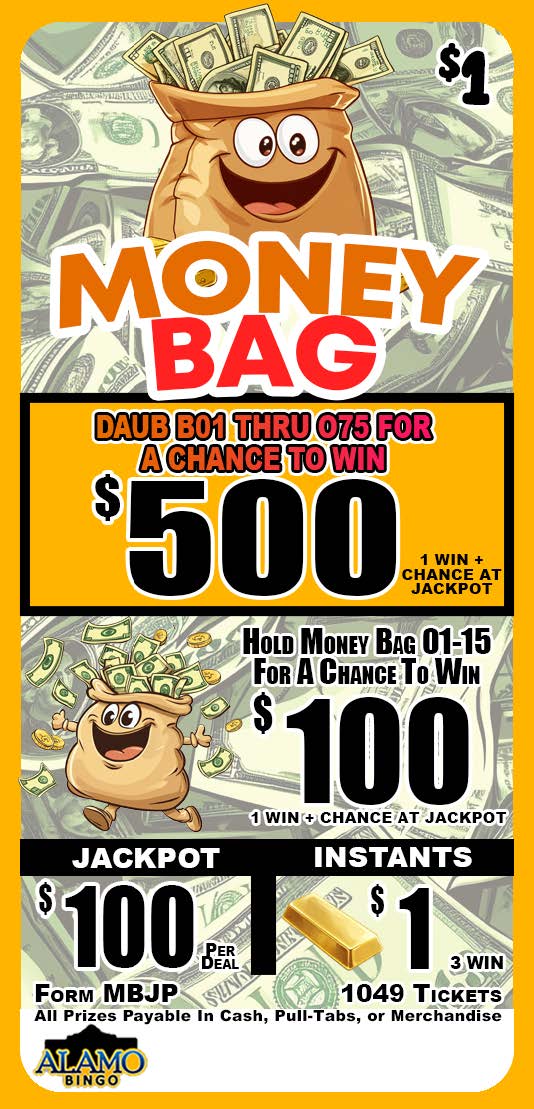 ALAMO: Money Bag (1049 ct)