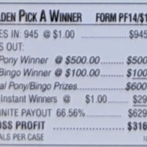 AG: Golden Pick A Winner $500 (945 Ct) - Image 3