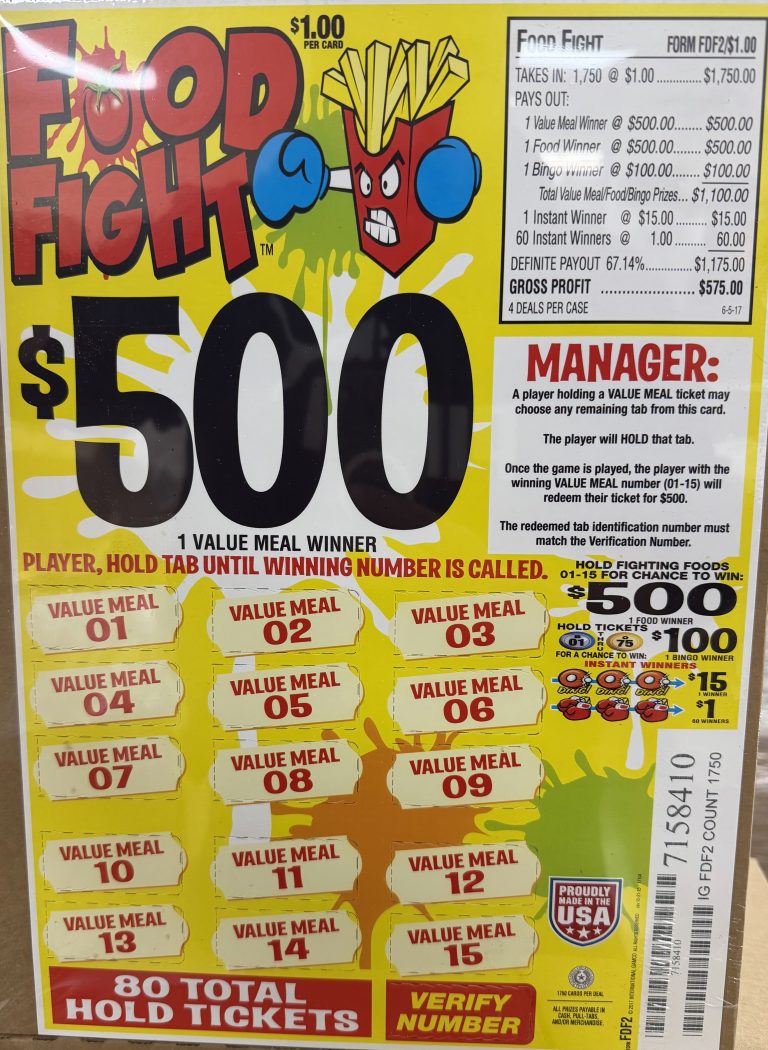 GCO: Food Fight $500
